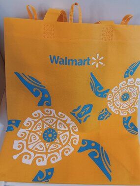 Aloha Hawaii Reusable Shopping Tote Bag Yellow Walmart Hawaii Souvenir